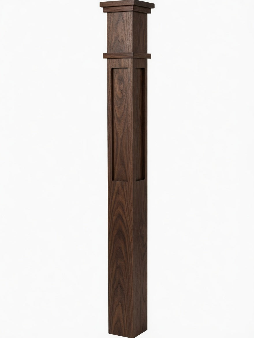 MFP-4375 Actual Flat Panel Box Newel Post