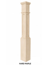 MFP-4091 Actual Flat Panel Mission-Style Box Newel Post