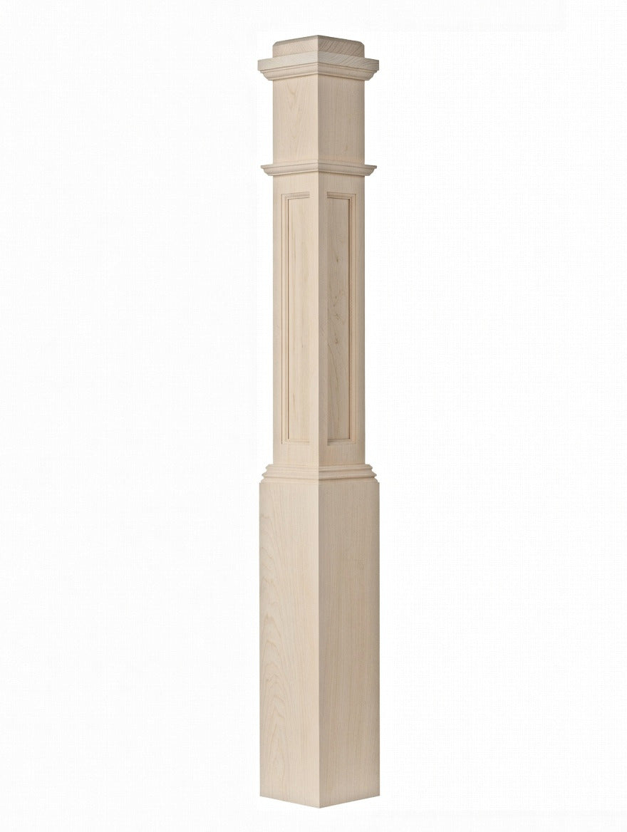 AFP-4091 Actual Flat Panel Box Newel Post