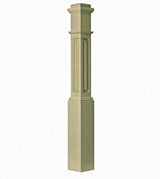 ARP-4091 Actual Raised Panel Box Newel Post
