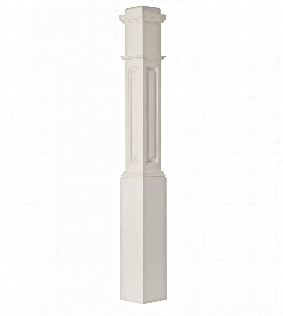 ARP-4091 Actual Raised Panel Box Newel Post