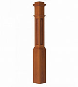 ARP-4091 Actual Raised Panel Box Newel Post