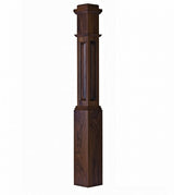 ARP-4091 Actual Raised Panel Box Newel Post