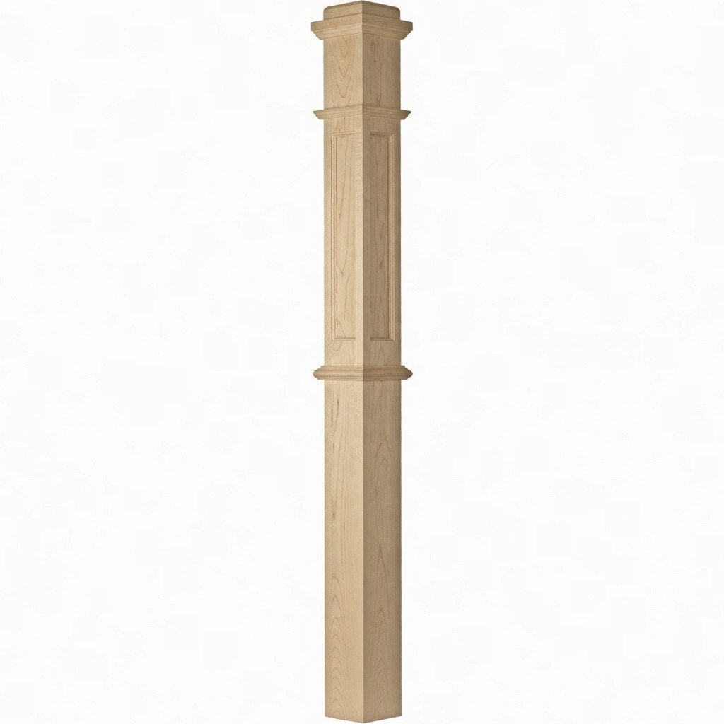 AFP-4375 Actual Flat Panel Box Newel Post