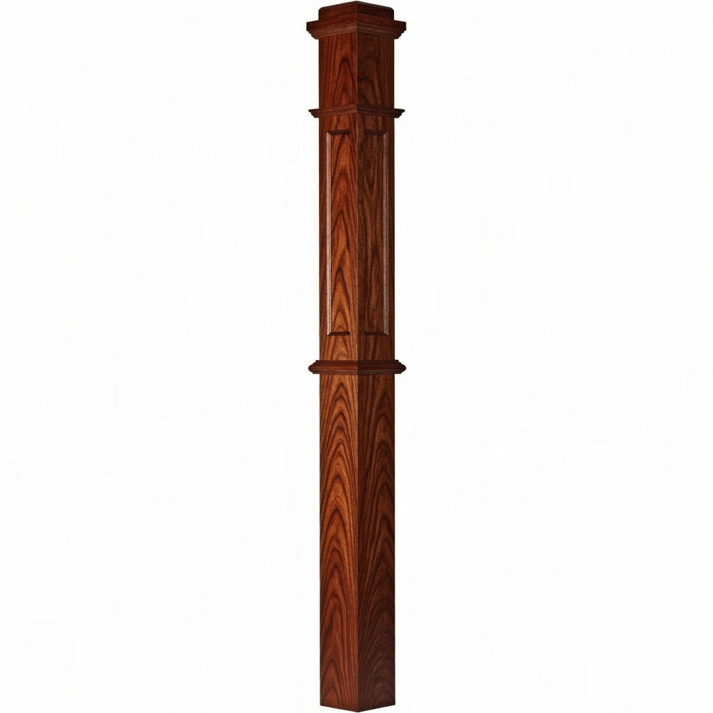 AFP-4375 Actual Flat Panel Box Newel Post