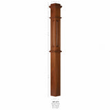 ARP-4375 Actual Raised Panel Box Newel Post