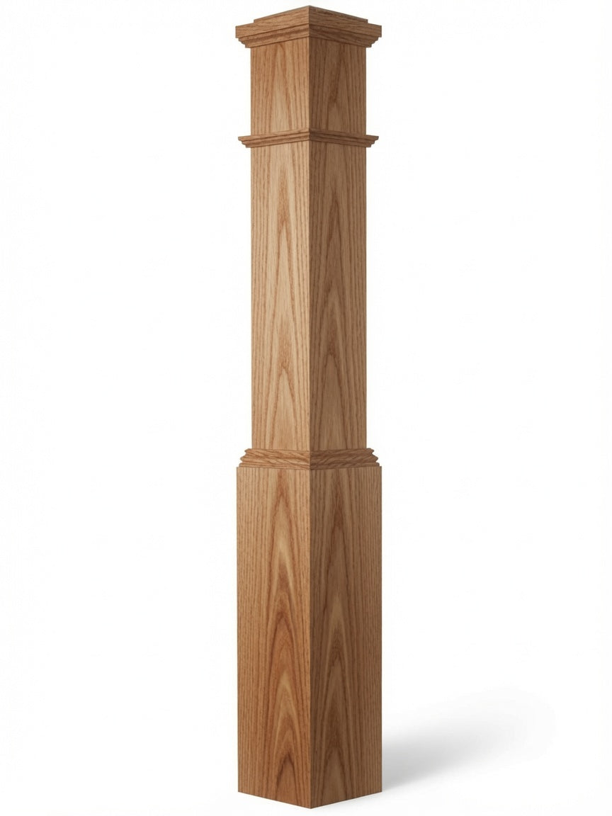 4092 Plain Box Newel Post