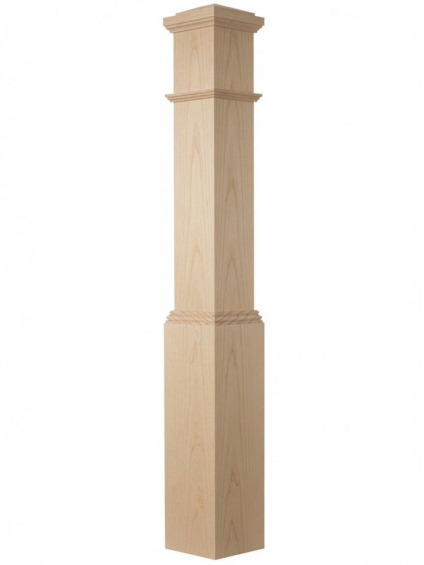 4092 Plain Box Newel Post