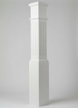 F-4092 Fluted Box Newel Post