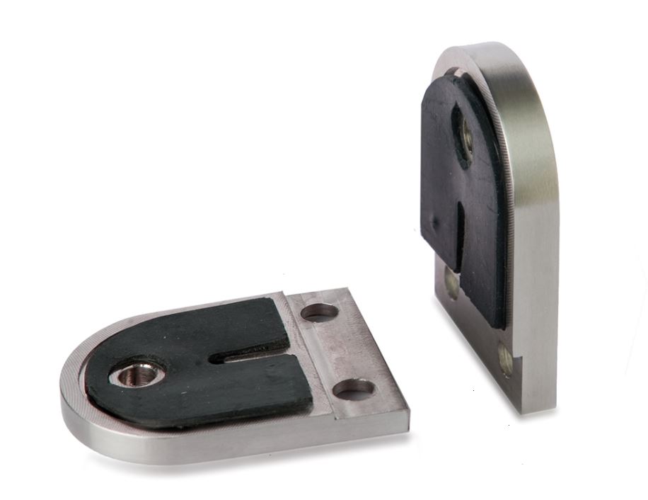 E11600000 Stainless Steel Glass Clamp 1-9/16"W x 2" H