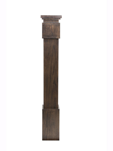 5400 Large Modern Newel Post, Stained