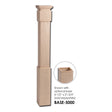 5400 Large Modern Newel Post With Optional Base Sleeve