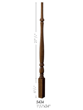 5434 34-inch Plain Country Classic Baluster