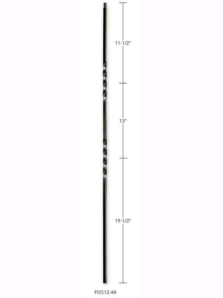 FIH5512-44 Hollow Double Twist Baluster