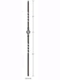 FIH5515-44 Hollow Single Basket Two Twists Baluster