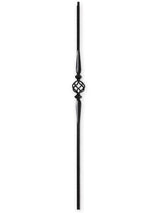 FIH5545-44 Hollow Ribbed Two Spoons and Basket Iron Baluster