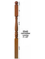 5545 Ball Top 2nd Floor Landing Utah Classic Newel Post Dimensional Information