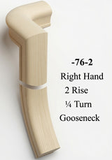 7071 or 7076 2-Rise Gooseneck with Level Quarter-turns
