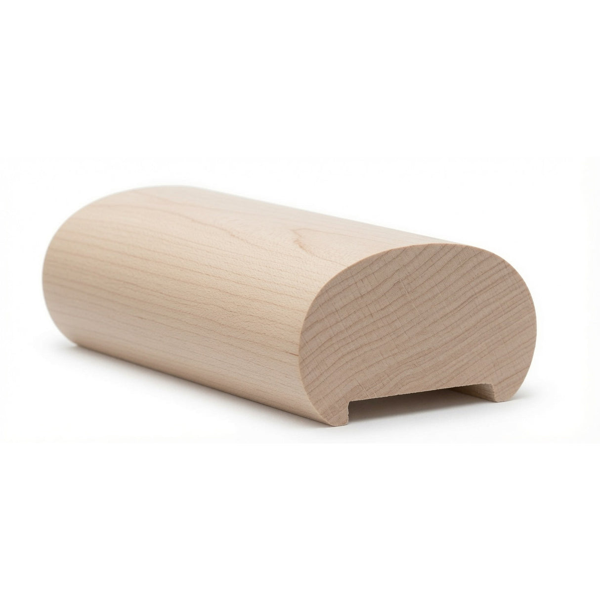 5600P Plowed Soft Maple Oval Handrail