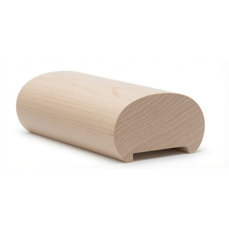 5600P Plowed Soft Maple Oval Handrail