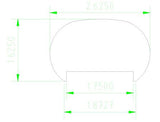 1-3/4" Plow, 5600P Handrail