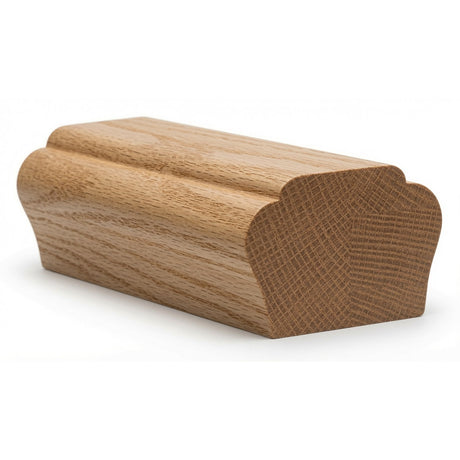 5700 2-1/2" x 1-3/4" Contemporary Handrail, Ash