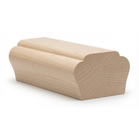 5700 2-1/2" x 1-3/4" Contemporary Handrail, Soft Maple
