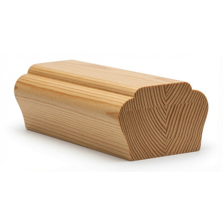 5700 2-1/2" x 1-3/4" Contemporary Handrail, Yellow Pine