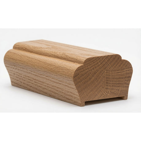 5700P Plowed 2-1/2" x 1-3/4" Contemporary Handrail, Ash
