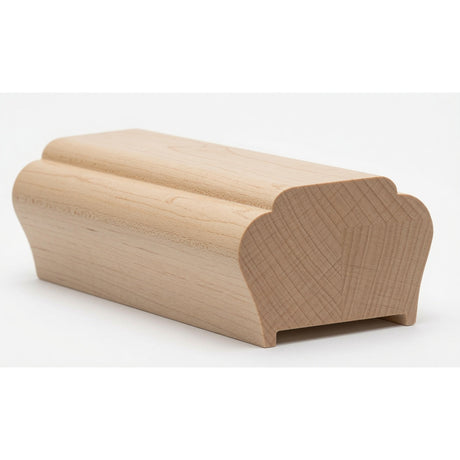 5700P Plowed 2-1/2" x 1-3/4" Contemporary Handrail, Hard Maple