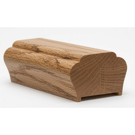 5700P Plowed 2-1/2" x 1-3/4" Contemporary Handrail, Hickory