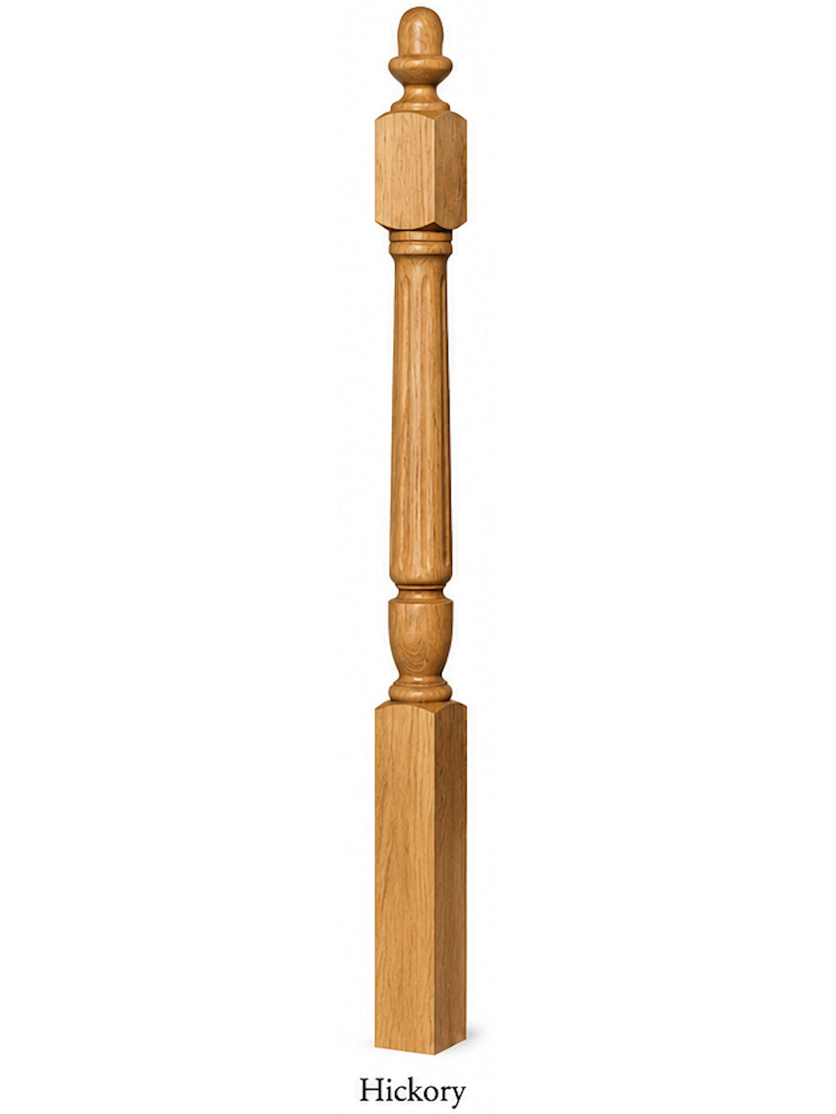 F-3042 Fluted Acorn Top Starting Newel Post