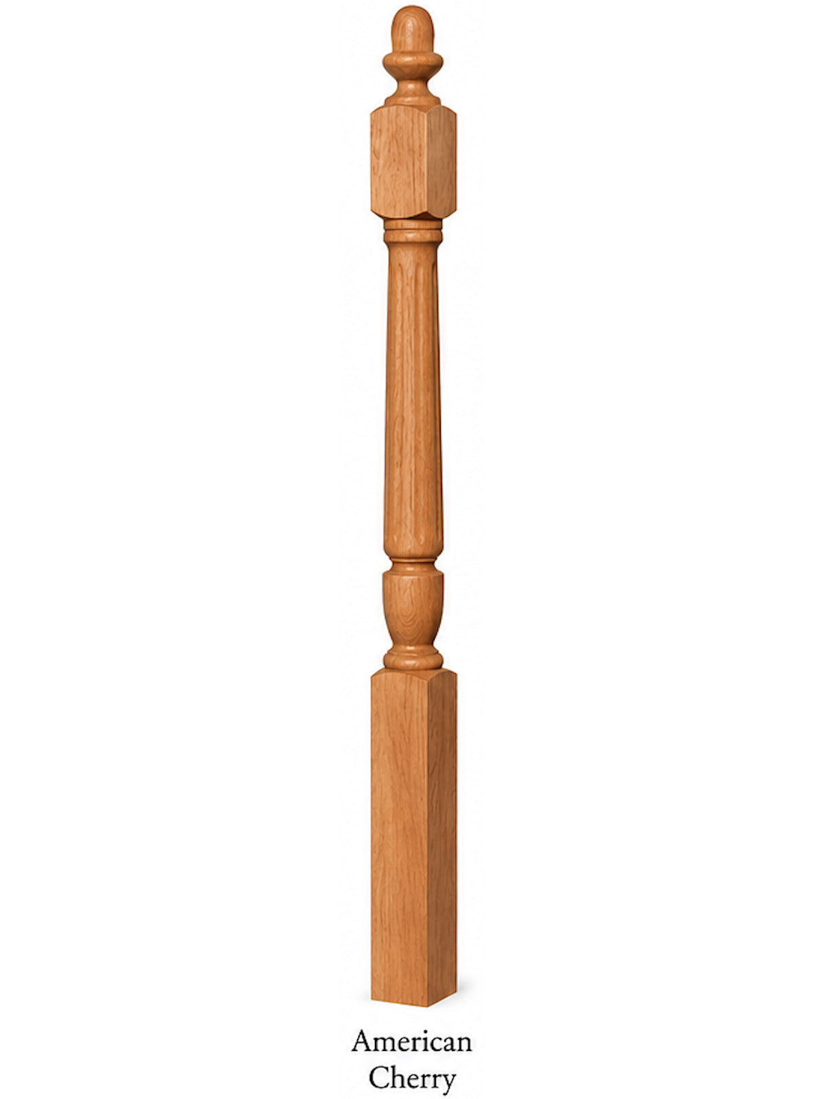 F-3042 Fluted Acorn Top Starting Newel Post