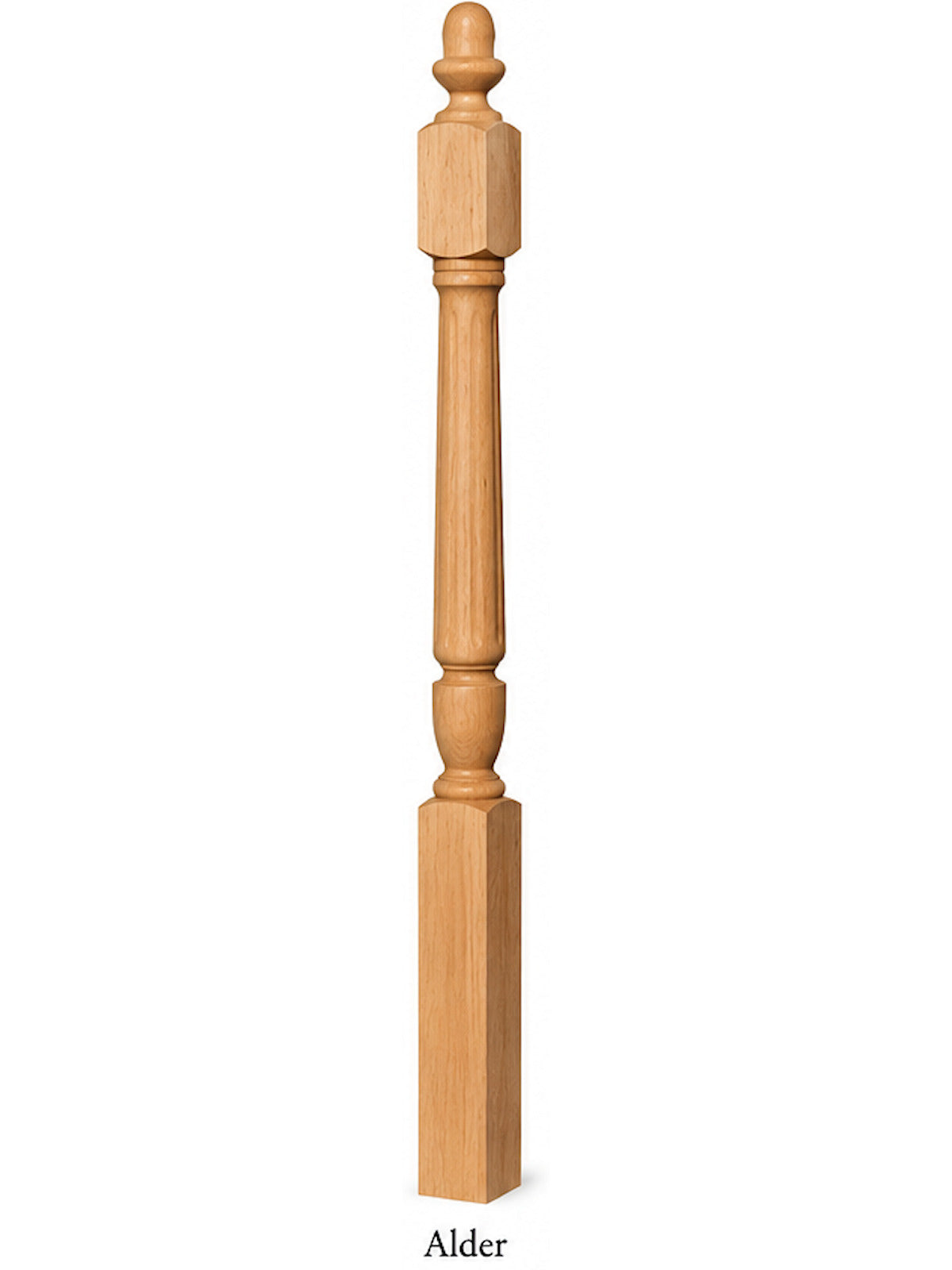 F-3042 Fluted Acorn Top Starting Newel Post