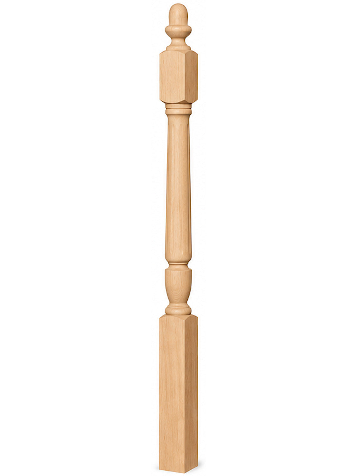 F-3042 Fluted Acorn Top Starting Newel Post