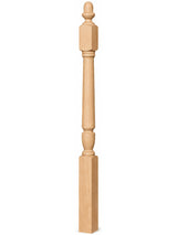 F-3042 Fluted Acorn Top Starting Newel Post