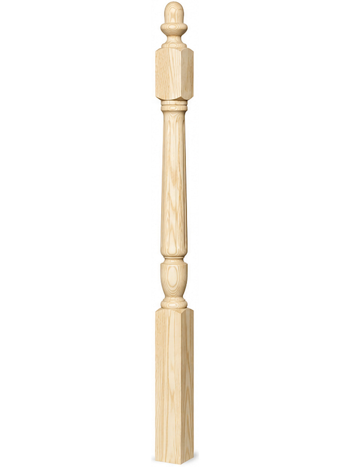 F-3042 Fluted Acorn Top Starting Newel Post