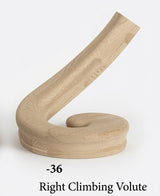 7031 or 7036 Curved-Arm Volutes