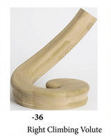 7031 or 7036 Curved-Arm Volutes