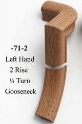7071 or 7076 2-Rise Gooseneck with Level Quarter-turns