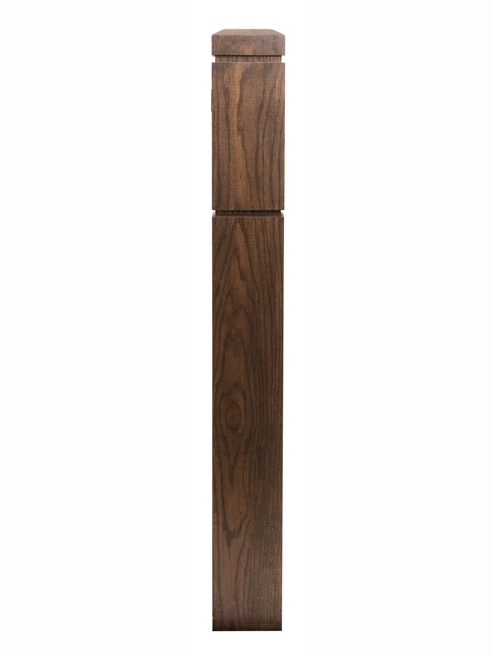 HF5900 S4S Large Routed Newel Post Stained