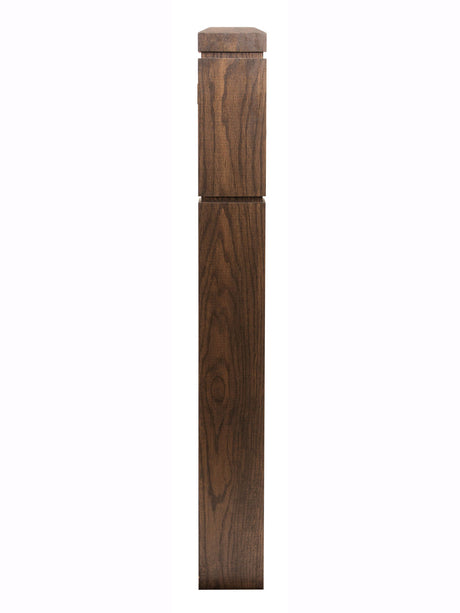 HF5900 S4S Large Routed Newel Post Stained