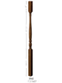 5942 42-inch Plain Country Classic Baluster  Dimensional Information