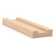 6000S 3/4" x 2-1/2" Contemporary Shoerail, Plowed 1-1/4", Soft Maple