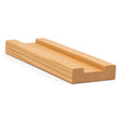 6000S 3/4" x 2-1/2" Contemporary Shoerail, Plowed 1-1/4", Yellow Pine