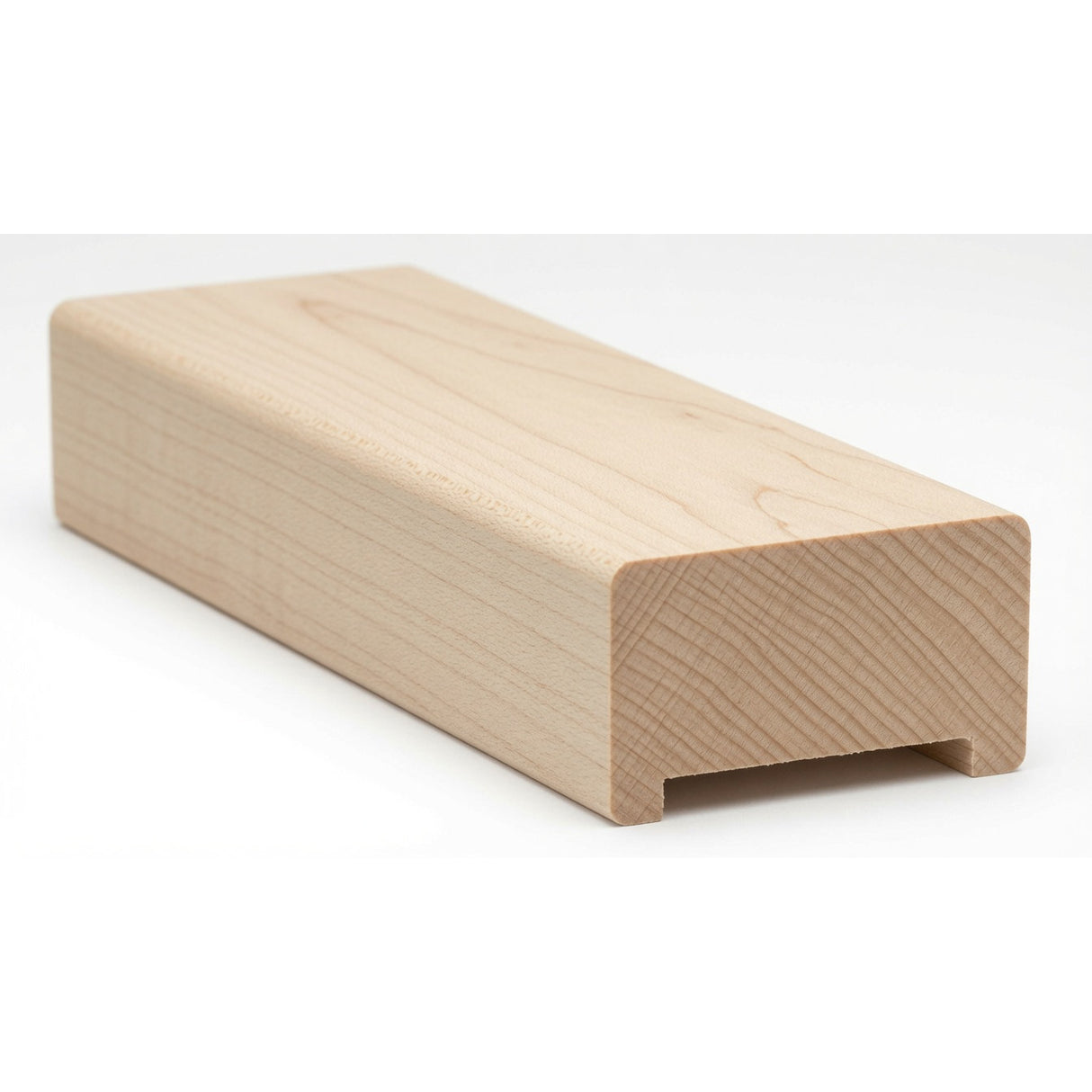 6000 (Plowed 1-1/4") or 6001 (Plowed 1-3/4") Contemporary Handrail, Hard Maple