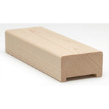 6000 (Plowed 1-1/4") or 6001 (Plowed 1-3/4") Contemporary Handrail, Hard Maple