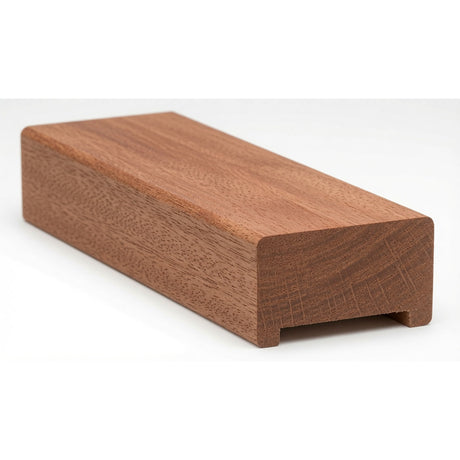 6000 (Plowed 1-1/4") or 6001 (Plowed 1-3/4") Contemporary Handrail, Mahogany