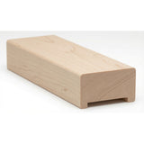 6000 (Plowed 1-1/4") or 6001 (Plowed 1-3/4") Contemporary Handrail, Soft Maple