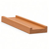 6001S 3/4" x 2-1/2" Contemporary Shoerail, Plowed 1-3/4", American Cherry